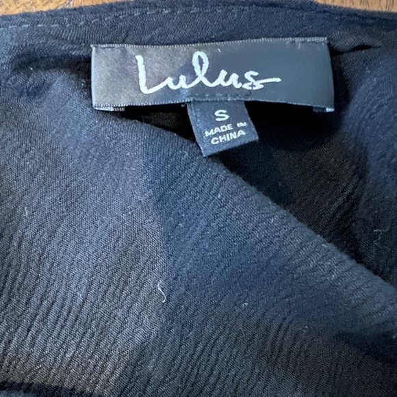 Lulu's Black Mini Dress - Picture 6 of 6